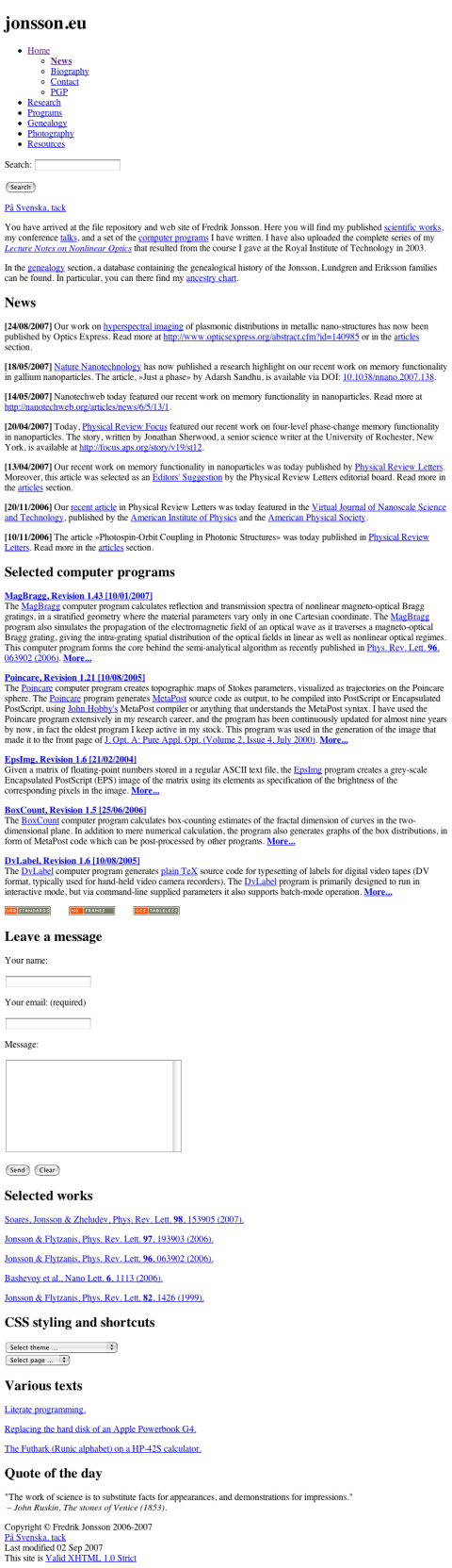 Unstyled by CSS