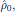 $\hat{\rho}_0$,